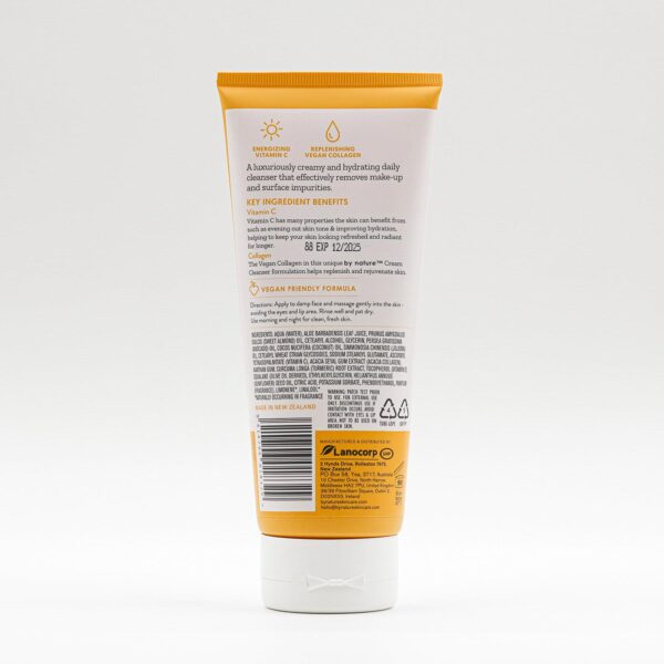By Nature Vitamin C + Collagen Cream Cleanser, 7oz - Face Wash for Women, Facial Cleanser, Face Cleanser, Facewash Womens, Hydrating Facial Cleanser for Women, Jabon Facial Wash, Jabn Para La Cara - Image 5