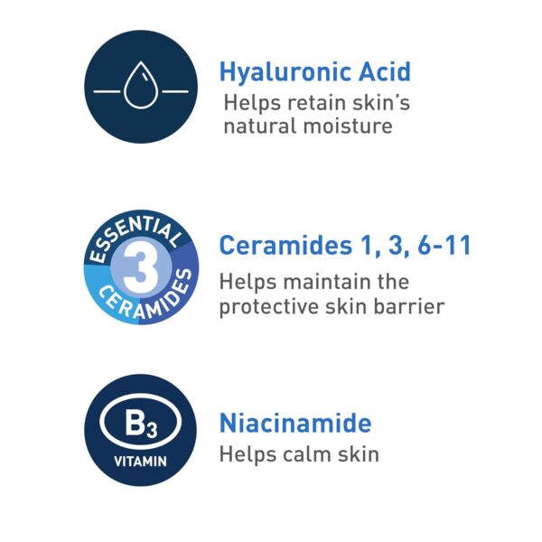 CeraVe Foaming Facial Cleanser Daily Face Wash, 19 Fluid Ounce (Pack of 1) | Oily Skin - Image 5