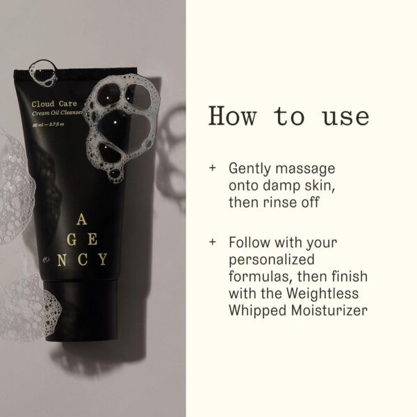 Cream Oil Facial Cleanser, Anti-Aging Gentle Face Wash, Hydrating Skin Care for Women and Men, by Curology, 2.7 fl oz - Image 4