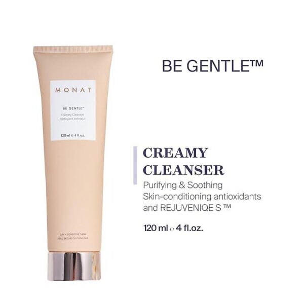 Creamy Cleanser Be Gentle, Gentle Facial Cleanser Cleanses Impurities w/out Stripping the Skin. Creamy Face Wash Gentle Cleanser. Face Moisturizer Hydrating Cleanser - 120 ml / 4.0 fl. oz - Image 2