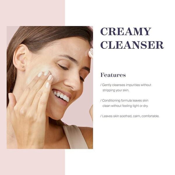 Creamy Cleanser Be Gentle, Gentle Facial Cleanser Cleanses Impurities w/out Stripping the Skin. Creamy Face Wash Gentle Cleanser. Face Moisturizer Hydrating Cleanser - 120 ml / 4.0 fl. oz - Image 4