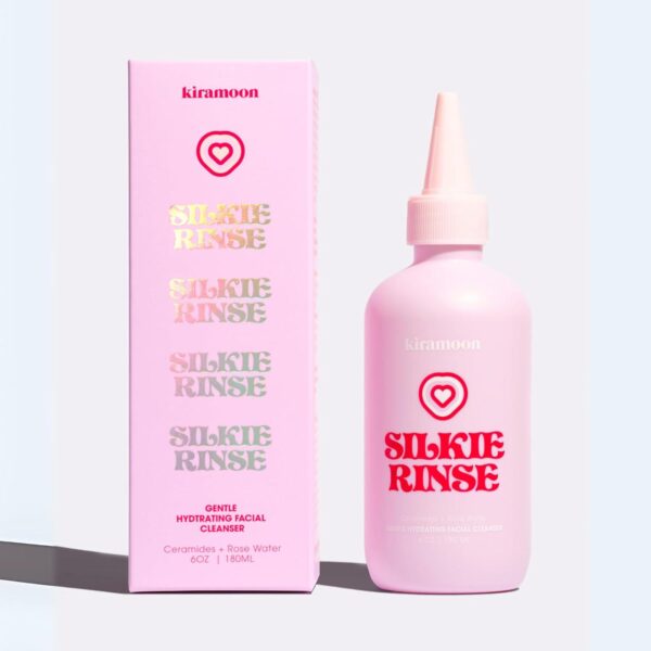 Face Wash Silkie Rinse Hydrating Gentle Face Cleanser for Dry or Sensitive Skin - Hydrating Makeup Remover and Face Wash w/Ceramides and Squalane