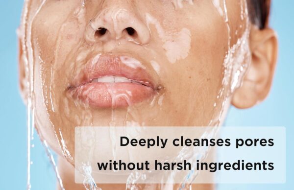 Gentle Facial Cleanser for Sensitive Skin, Hydrating Face Wash for All Skin Types, Gently Cleanses Face Without Over Drying, For All Skin Types, Daily Face Wash, Oil-Free, Soap-Free, 8.4 fl. oz - Image 3
