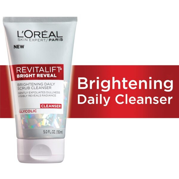 L'Oreal Paris Revitalift Bright Reveal Anti-Aging Facial Cleanser with Glycolic Acid 5 fl. oz (Pack of 2) - Image 5