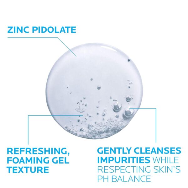 La Roche-Posay Effaclar Purifying Foaming Gel Cleanser for Oily Skin | With Zinc Pidolate To Remove Excess Oil and Shine | Alcohol Free and Oil Free | Face Wash For Oily Skin | Sensitive Skin Tested - Image 2