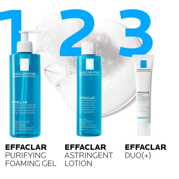 La Roche-Posay Effaclar Purifying Foaming Gel Cleanser for Oily Skin | With Zinc Pidolate To Remove Excess Oil and Shine | Alcohol Free and Oil Free | Face Wash For Oily Skin | Sensitive Skin Tested - Image 8