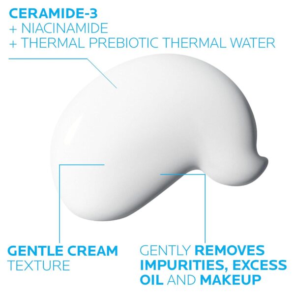 La Roche-Posay Toleriane Hydrating Gentle Face Cleanser | Hydrating Facial Cleanser With Niacinamide + Ceramides | Daily Face Wash For Dry Skin To Normal Skin | Sensitive Skin Tested | Fragrance Free - Image 5