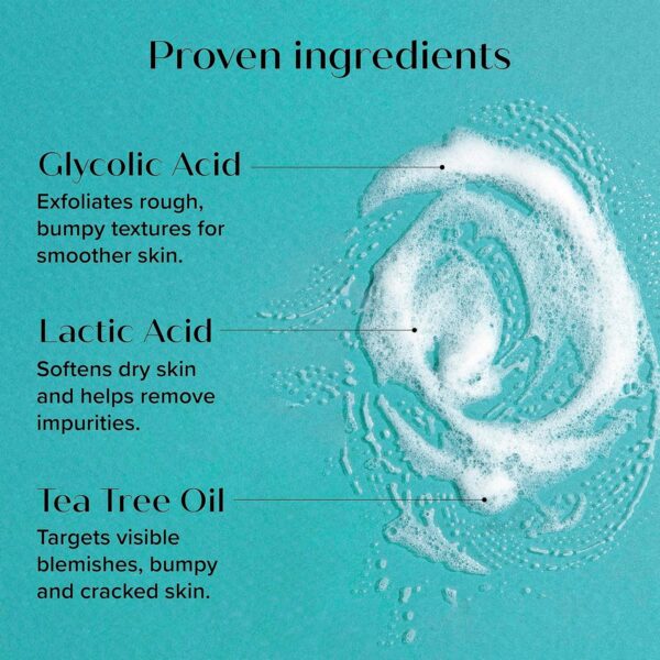 MEDIX 5.5 Exfoliating AHA Glycolic Acid Face and Body Scrub Cleanser + Retinol Moisturizing Body Cream Lotion Skin Care 2PC Set | Alpha Hydroxy Acid and Lactic Acid Foaming Body Wash and Face Wash, 2-PC - Image 4