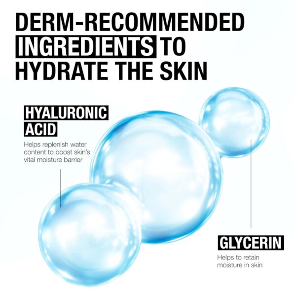 Neutrogena Hydro Boost Fragrance Free Hydrating Gel Facial Cleanser with Hyaluronic Acid, Daily Foaming Face Wash and Makeup Remover, Gentle Face Wash, Non-Comedogenic, 7.8 fl. oz - Image 5