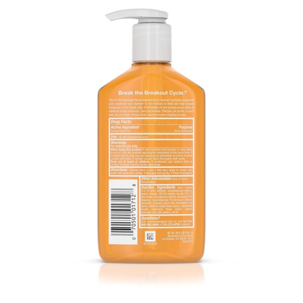 Neutrogena Oil-Free Acne Fighting Face Wash, Daily Cleanser with Salicylic Acid Acne Treatment, 9.1 Fl Oz (Pack of 3) - Image 9