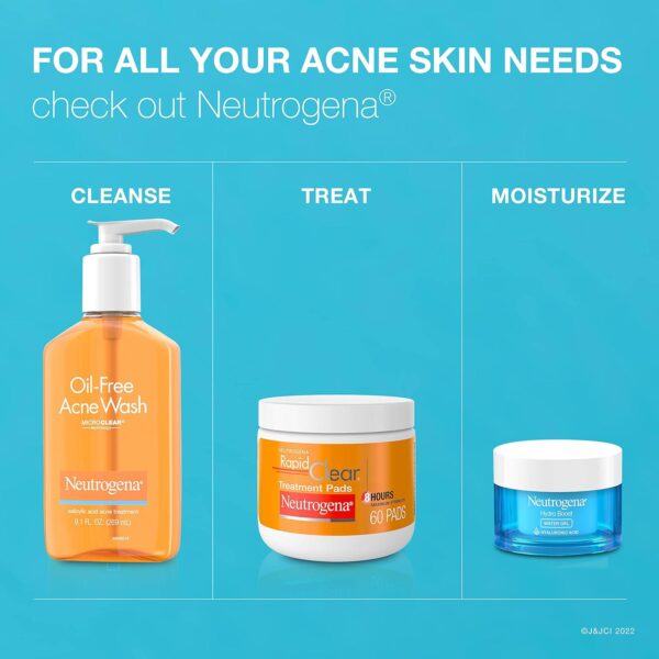 Neutrogena Oil-Free Acne Fighting Face Wash, Daily Cleanser with Salicylic Acid Acne Treatment, 9.1 Fl Oz (Pack of 3) - Image 7