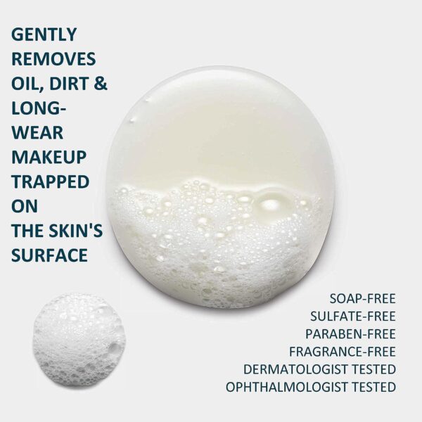RoC Retinol Correxion Deep Wrinkle Serum Facial Cleanser with Niacinamide for Anti-Aging and Fine Lines, Long-Wear Makeup Remover, Fragrance Free Skin Care, Opthalmologist Tested, 6 Ounces - Image 2