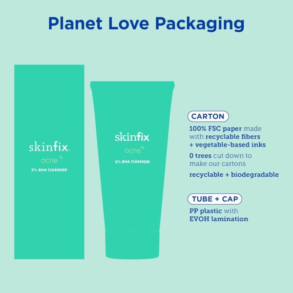 Skinfix Acne+ BHA Cleanser: Multi-Level Pore Resurfacing, Deep Pore and Acne-Fighting Cleanser Helps Reduce Blemish Size, Redness and Excess Oil, 5 Fl Oz - Image 7