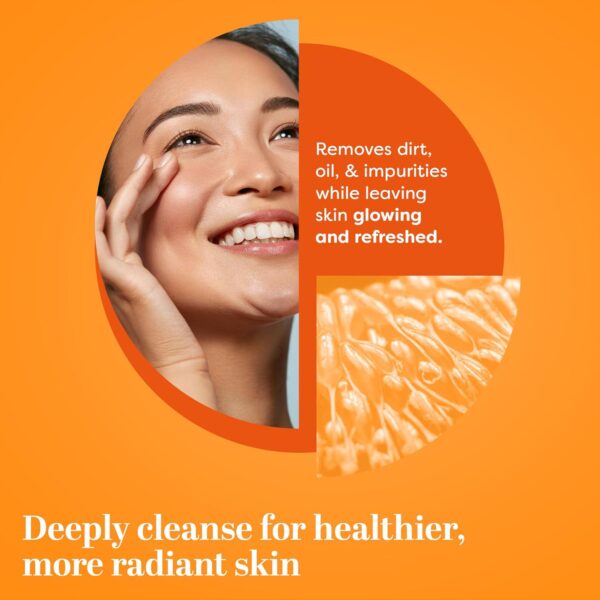 TruSkin Vitamin C Cleanser, 4 fl oz (Pack of 1) | Vitamins C and E, Rosehip Oil, Aloe Vera, MSM - Image 3