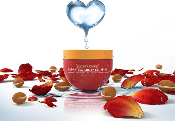 Arvazallia Hydrating Argan Oil Hair Mask and Deep Conditioner for Dry or Damaged Hair - 8.45 Oz - Image 6