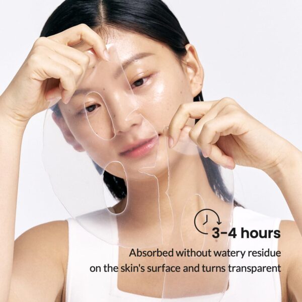 BIODANCE Hydro Cera-nol Real Deep Mask, Overnight Hydrogel Mask, Soothing, Moisturizing, Nourishing, 1.19oz(34g) x 4ea - Image 5