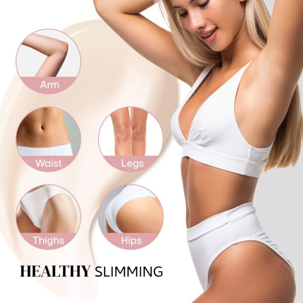 B Flat Belly Firming Cream - Skin Tightening and Cellulite Cream for Stomach, Thighs and Butt, Moisturizing Firming Lotion with Powerful Natural Ingredients , 120 ML - Image 3