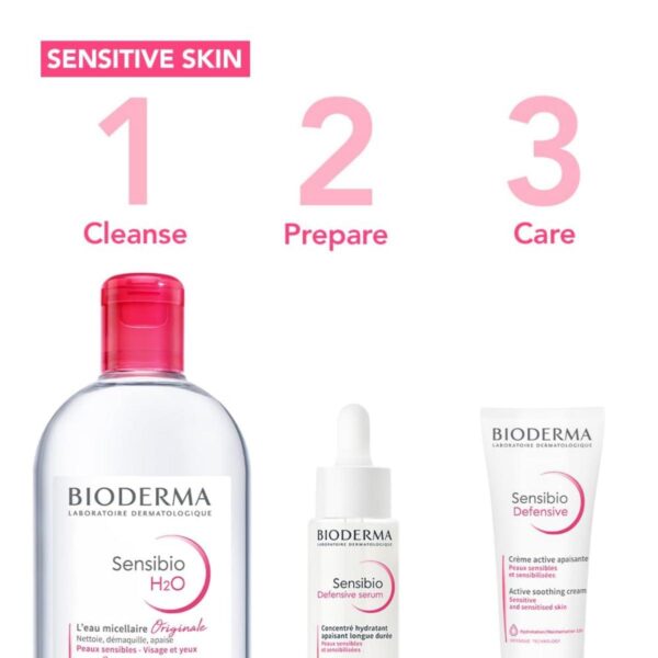 Bioderma Sensibio H2O Micellar Water, Makeup Remover, Gentle for Skin, Fragrance-Free and Alcohol-Free, No Rinse Skincare With Micellar Technology for Normal To Sensitive Skin Types - Image 8