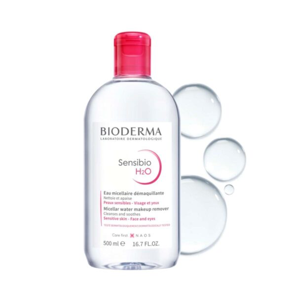 Bioderma Sensibio H2O Micellar Water, Makeup Remover, Gentle for Skin, Fragrance-Free and Alcohol-Free, No Rinse Skincare With Micellar Technology for Normal To Sensitive Skin Types - Image 3