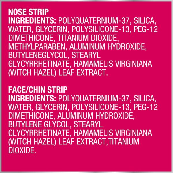 Bioré Nose+Face Blackhead Remover Strips, Deep Cleansing Strips for Nose, Chin, or Forehead, Instant Blackhead Removal and Pore Unclogging, Oil-free, Non-Comedogenic Use, Value Size 24 Count - Image 11