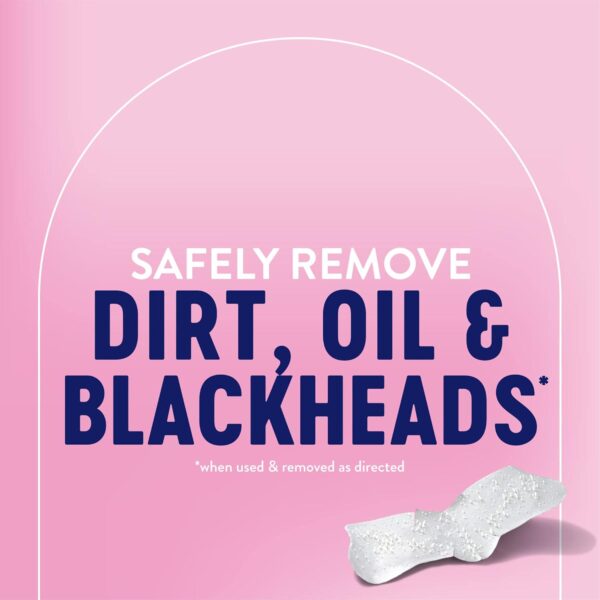 Bioré Nose+Face Blackhead Remover Strips, Deep Cleansing Strips for Nose, Chin, or Forehead, Instant Blackhead Removal and Pore Unclogging, Oil-free, Non-Comedogenic Use, Value Size 24 Count - Image 4