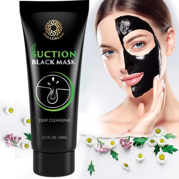 Blackhead Remover Mask, Charcoal Face Mask for Black Head Remover, Blackhead Peel Off Face Mask Pore Cleaner Helps Men and Women Face Skin Care - 2.7 Ounce (80mL) - Image 3