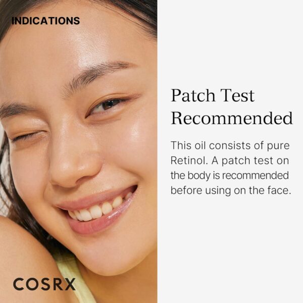 COSRX Retinol 0.5 Oil, Anti-aging Serum with 0.5% Retinoid Treatment for Face, Reduce Wrinkles, Fine Lines, and Signs of Aging, Gentle Skincare for Day and Night, Not Tested on Animals, Korean Skincare - Image 2