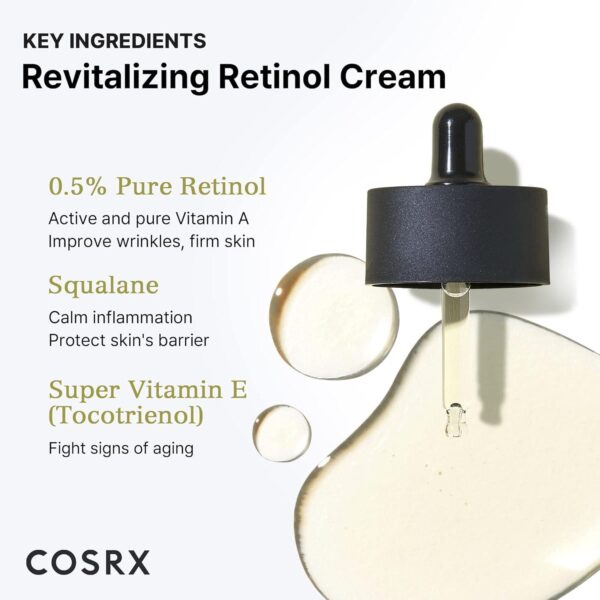 COSRX Retinol 0.5 Oil, Anti-aging Serum with 0.5% Retinoid Treatment for Face, Reduce Wrinkles, Fine Lines, and Signs of Aging, Gentle Skincare for Day and Night, Not Tested on Animals, Korean Skincare - Image 4
