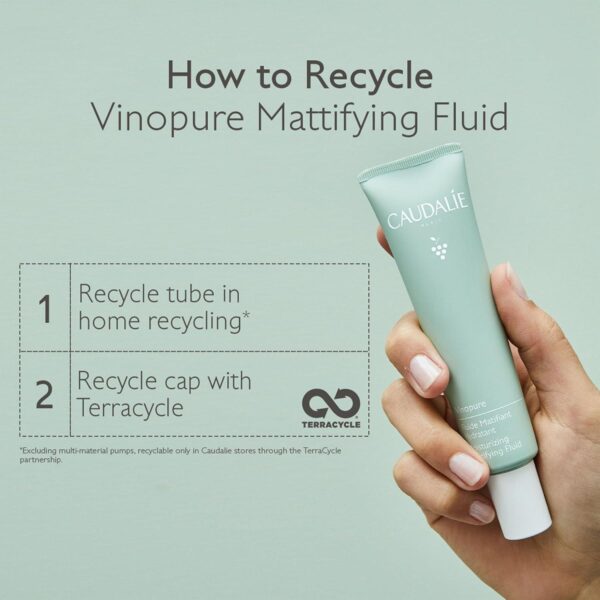 Caudalie Vinopure Oil Control Moisturizer for Acne Prone Skin, Hydrating and Mattifying Moisturizer, 1.35 Fl Oz - Image 7
