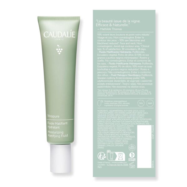 Caudalie Vinopure Oil Control Moisturizer for Acne Prone Skin, Hydrating and Mattifying Moisturizer, 1.35 Fl Oz - Image 8