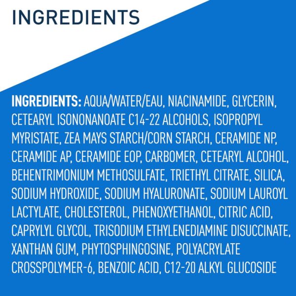 CeraVe Oil Control Moisturizing Gel-Cream | Face Moisturizer for Oily Skin | Niacinamide, Hyaluronic Acid and Oil Absorbing Technology To Rebalance Oily Skin | Non-Comedogenic, Fragrance Free and Oil Free - Image 9