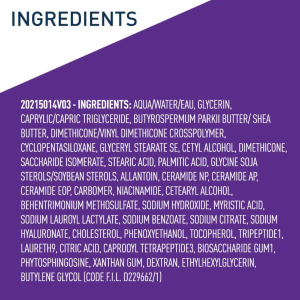 CeraVe Skin Renewing Night Cream | Niacinamide, Peptide Complex, and Hyaluronic Acid Moisturizer for Face | 1.7 Ounce, Packaging may Vary - Image 8