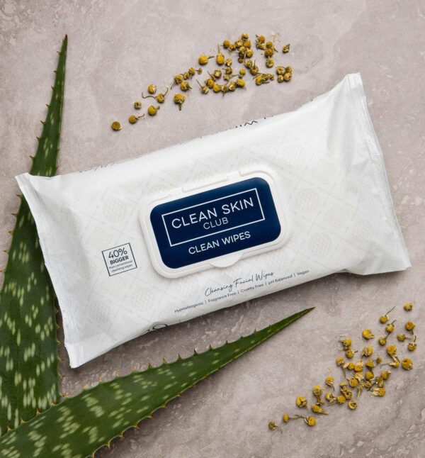Clean Skin Club XL Premium Face Wipes, 40% Larger Than Normal Wipes, Extra Moist Makeup Removing Towelettes, 30 Count, Facial Cleansing Cloth, Fragrance Free, No Alcohol or Chemicals - Image 8