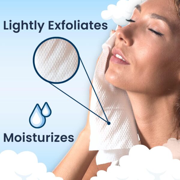 Clean Skin Club XL Premium Face Wipes, 40% Larger Than Normal Wipes, Extra Moist Makeup Removing Towelettes, 30 Count, Facial Cleansing Cloth, Fragrance Free, No Alcohol or Chemicals - Image 6