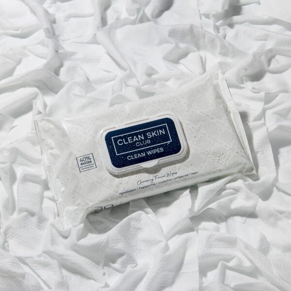 Clean Skin Club XL Premium Face Wipes, 40% Larger Than Normal Wipes, Extra Moist Makeup Removing Towelettes, 30 Count, Facial Cleansing Cloth, Fragrance Free, No Alcohol or Chemicals - Image 9