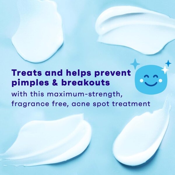 Clean and Clear Persa-Gel 10 Oil-Free Acne Spot Treatment with Maximum Strength 10% Benzoyl Peroxide, Topical Pimple Cream and Acne Gel Medication for Face Acne, Fragrance-Free, 1 fl. oz, 4 Pack - Image 4