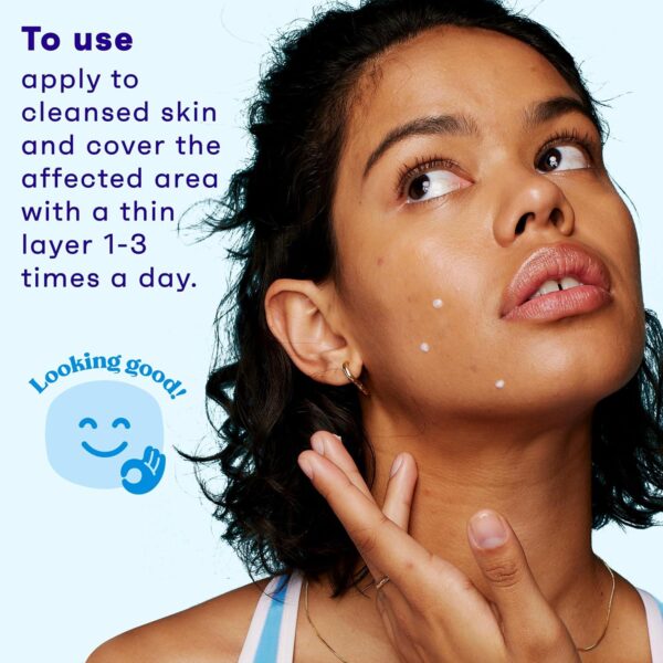 Clean and Clear Persa-Gel 10 Oil-Free Acne Spot Treatment with Maximum Strength 10% Benzoyl Peroxide, Topical Pimple Cream and Acne Gel Medication for Face Acne, Fragrance-Free, 1 fl. oz, 4 Pack - Image 5