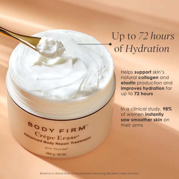 Crepe Erase Advanced Body Repair Treatment, Anti-Aging Wrinkle Cream for Face and Body, Support Skins Natural Elastin and Collagen Production - 10oz - Image 6