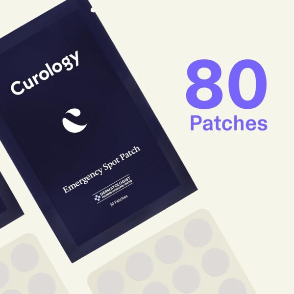 Curology Emergency Spot Pimple Patches for Face, Hydrocolloid Pimple Patches Fast-Acting Support, Spot Concealing and Oil Absorbing, 80 Count - Image 6