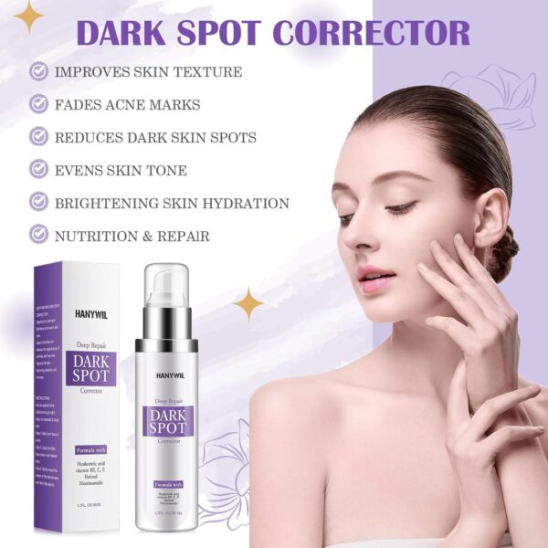 Dark Spot Remover for Face and Body, Dark Spot Corrector Cream, Skin Brown Spot Remover, Skin Care Face Cream, Sun Spot Remover, Age Spot Corrector, Rapid Tone Repair Retinol (1.7 Fl Oz) - Image 2