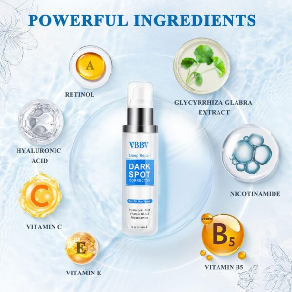 Dark Spot Remover for Face, Dark Spot Corrector Cream for Age Spot Sun Spot Melasma Freckles, Dark Spot Remover for Body, Skin Care Face Cream for Women and Men (1.7 Fl Oz) - Image 3