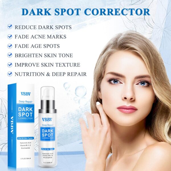 Dark Spot Remover for Face, Dark Spot Corrector Cream for Age Spot Sun Spot Melasma Freckles, Dark Spot Remover for Body, Skin Care Face Cream for Women and Men (1.7 Fl Oz) - Image 2