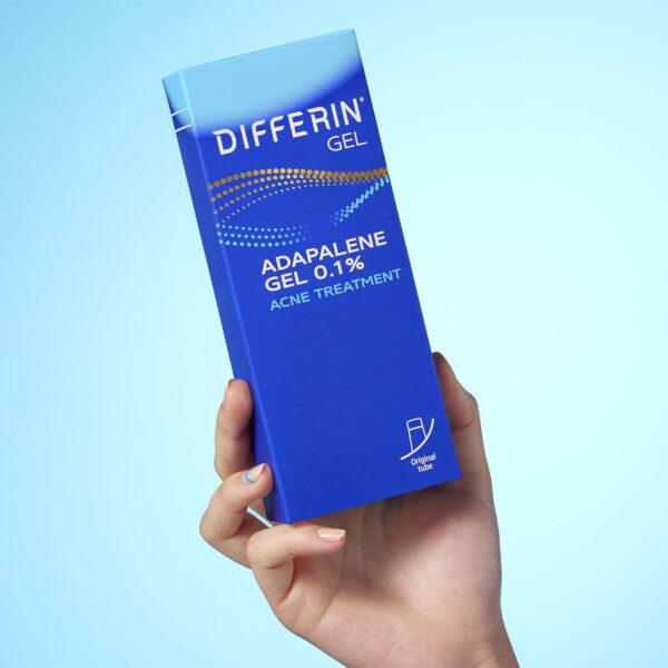 Differin Acne Treatment Gel, 30 Day Supply, Retinoid Treatment for Face with 0.1% Adapalene, Gentle Skin Care for Acne Prone Sensitive Skin, 15g Tube (Packaging May Vary) - Image 10