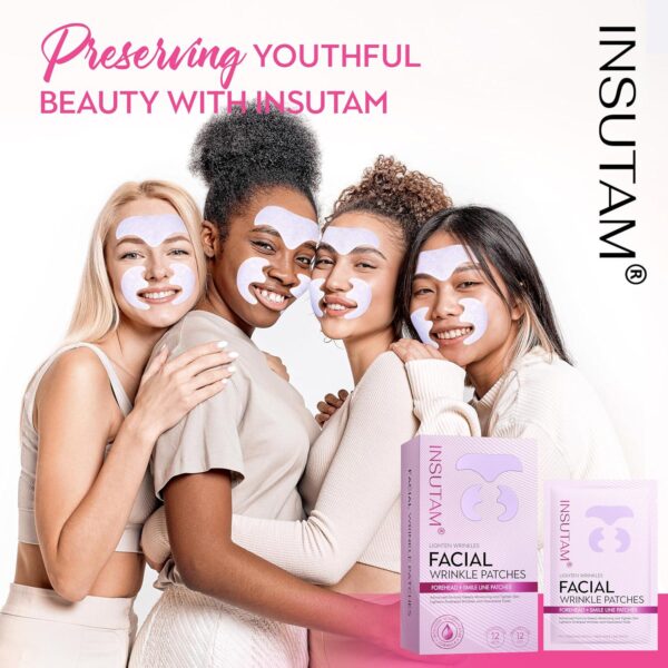 Forehead Wrinkle Patches for Anti-wrinkles: Overnight Face Wrinkles Patches to Lift Smile Lines for Women 12prs - Image 7