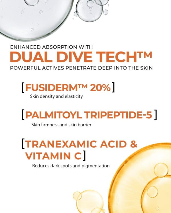 Fusid Serum (1.4fl oz) Holiday Gifts Serum for Face for Radiance. Dry and Sensitive Skin. Korean Skin Care with Fusiderm, Peptides, Vitamin C. - Image 3