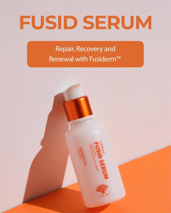 Fusid Serum (1.4fl oz) Holiday Gifts Serum for Face for Radiance. Dry and Sensitive Skin. Korean Skin Care with Fusiderm, Peptides, Vitamin C. - Image 2