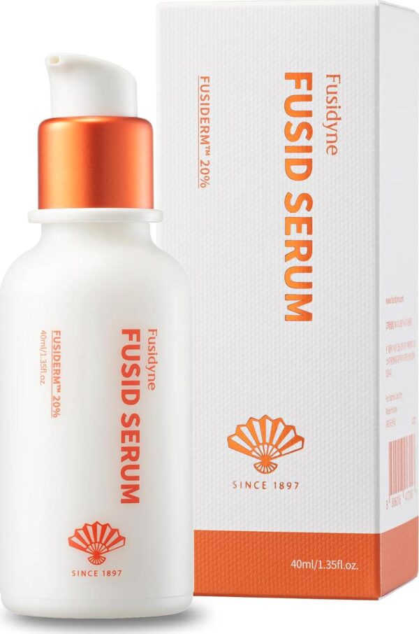 Fusid Serum (1.4fl oz) Holiday Gifts Serum for Face for Radiance. Dry and Sensitive Skin. Korean Skin Care with Fusiderm, Peptides, Vitamin C.