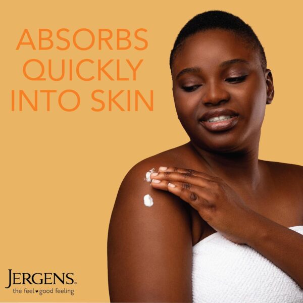 Jergens Skin Firming Body Lotion for Dry to Extra Dry Skin, Skin Tightening Cream with Collagen and Elastin, Hydralucence Blend Formula, 16.8 oz - Image 2