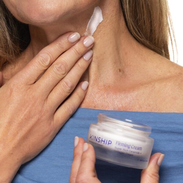 Kinship Super Rich Collagen + Ceramide Firming Cream - Anti-Aging Barrier Repair for Sensitive Skin - Moisturize + Tighten - Smooth Fine Lines - Synthetic Fragrance-Free + Dermatologist Approved - Image 7