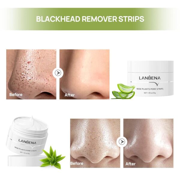 LANBENA Blackhead Remover - Peel Off Mask for Nose and Face, Blackhead Removal Kit 1.05oz - Image 3